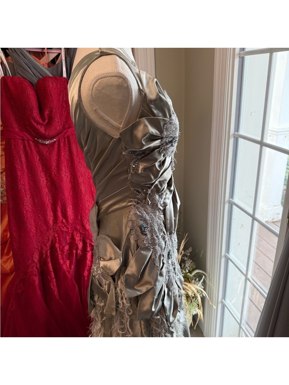 RARE One-of-a-Kind "Lisbon" Handmade Gown/Wedding - Picture 8 of 15